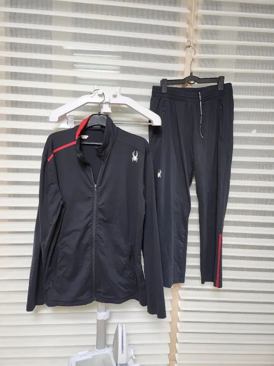 スパイダー トレーニングウェア セット ブラック105