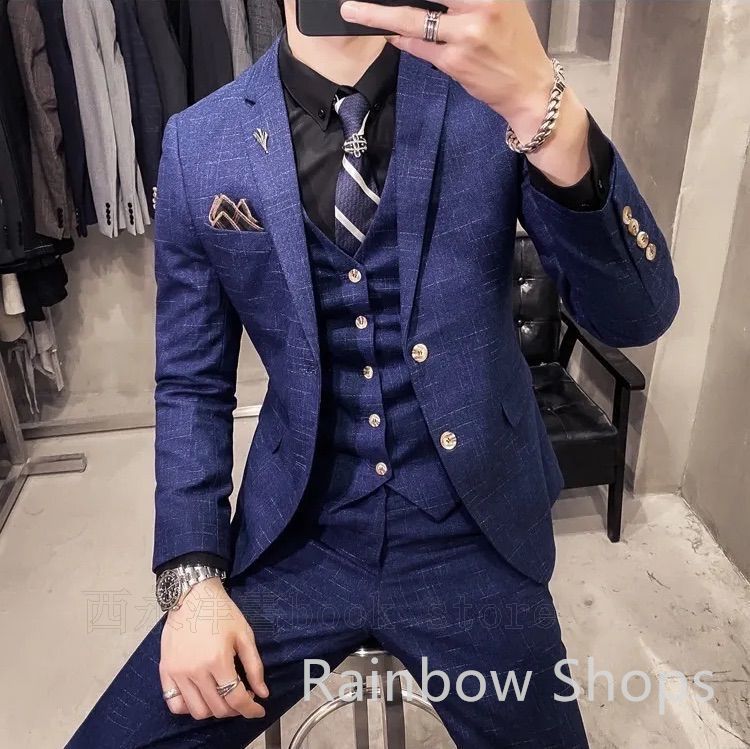 スーツ ビジネススーツ スリーピース スーツ メンズ m 小さめ 大きめ 大きいサイズ 紳士服 コート ベスト パンツ セットアップ スタイリッシュスーツ スリム ビジネス フォーマル 面接 通勤 春