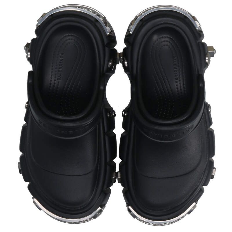 バレンシアガ HARDCROCS プラットフォームスタッズクロックスサンダル 限定コラボ！すぐ届く！BALENCIAGA×Crocs HARDCROCS スタッズ