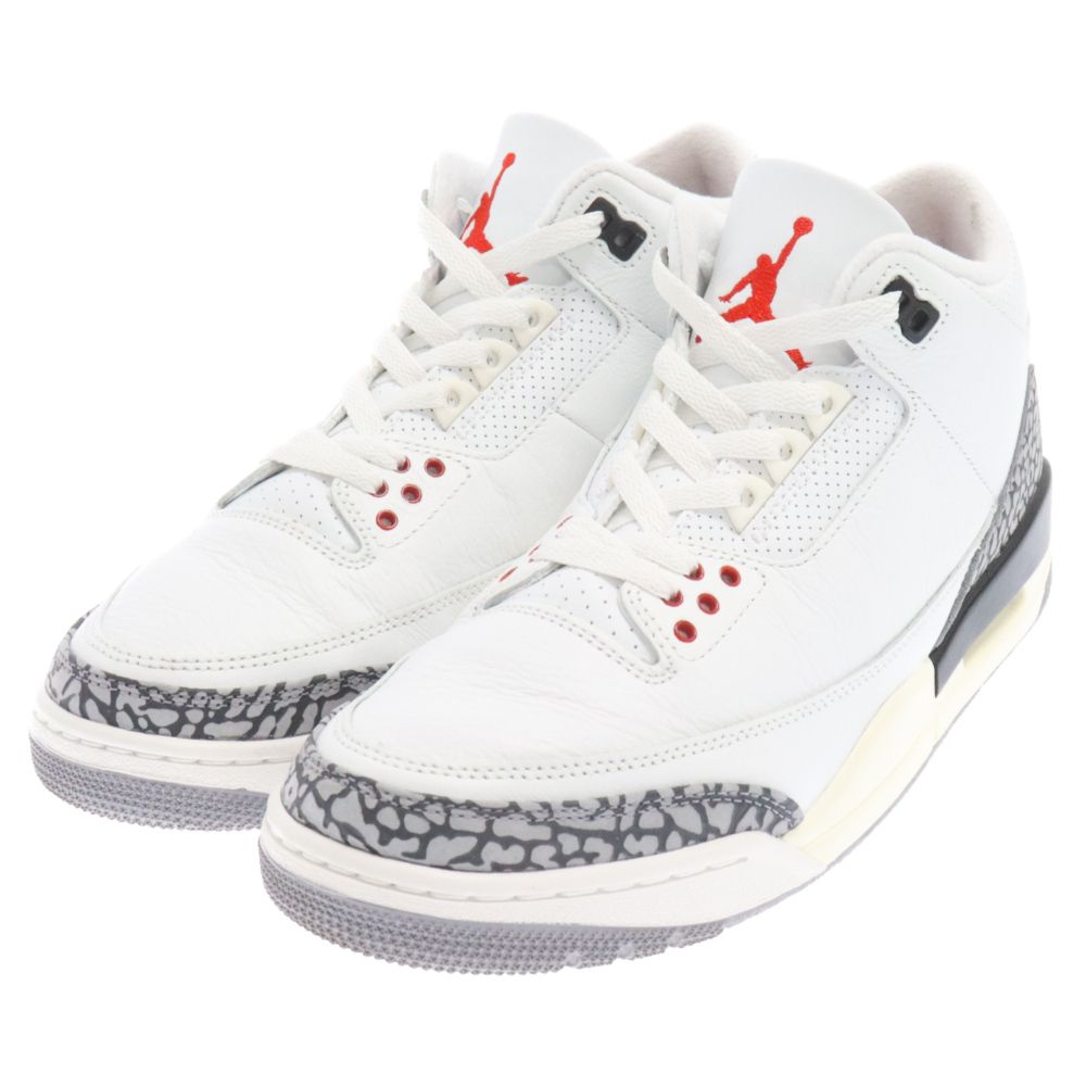 NIKE (ナイキ) AIR JORDAN 3 RETRO WHITE CEMENT REIMAGINED エア