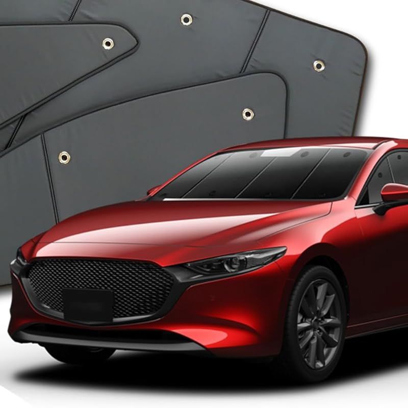 趣味職人 プライバシー サンシェード 車 マツダ 3 MAZDA 3 BP 系 フロント 専用 カーテン 車中泊 グッズ 対応 『01s-f022-fu』