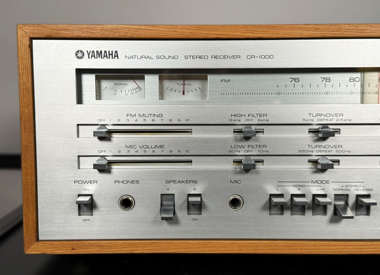 YAMAHA CR-1000 レシーバー 上レストア品