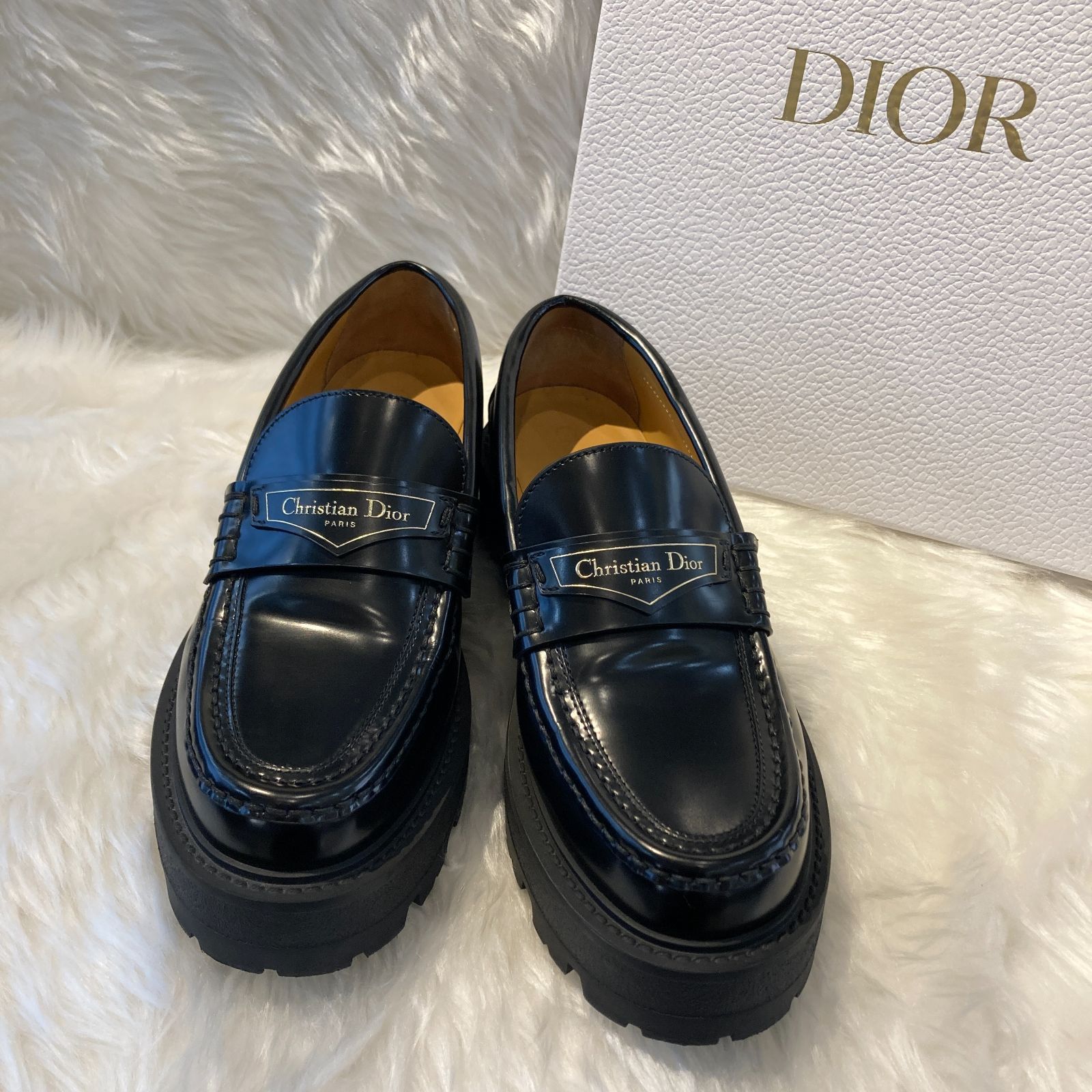 【24C★お洒落♡】DIOR BOY プラットフォーム ローファー DIOR | Dior Boy プラットフォーム ローファー ブラッシュド
