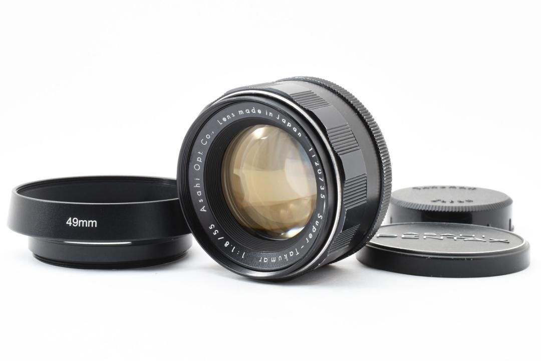 ☆前期型☆ Super Takumar 55mm F1.8 フード付 F0175 ☆前期型☆ Super Takumar 55mm F1.8 フード付 F0175 【公式通販】