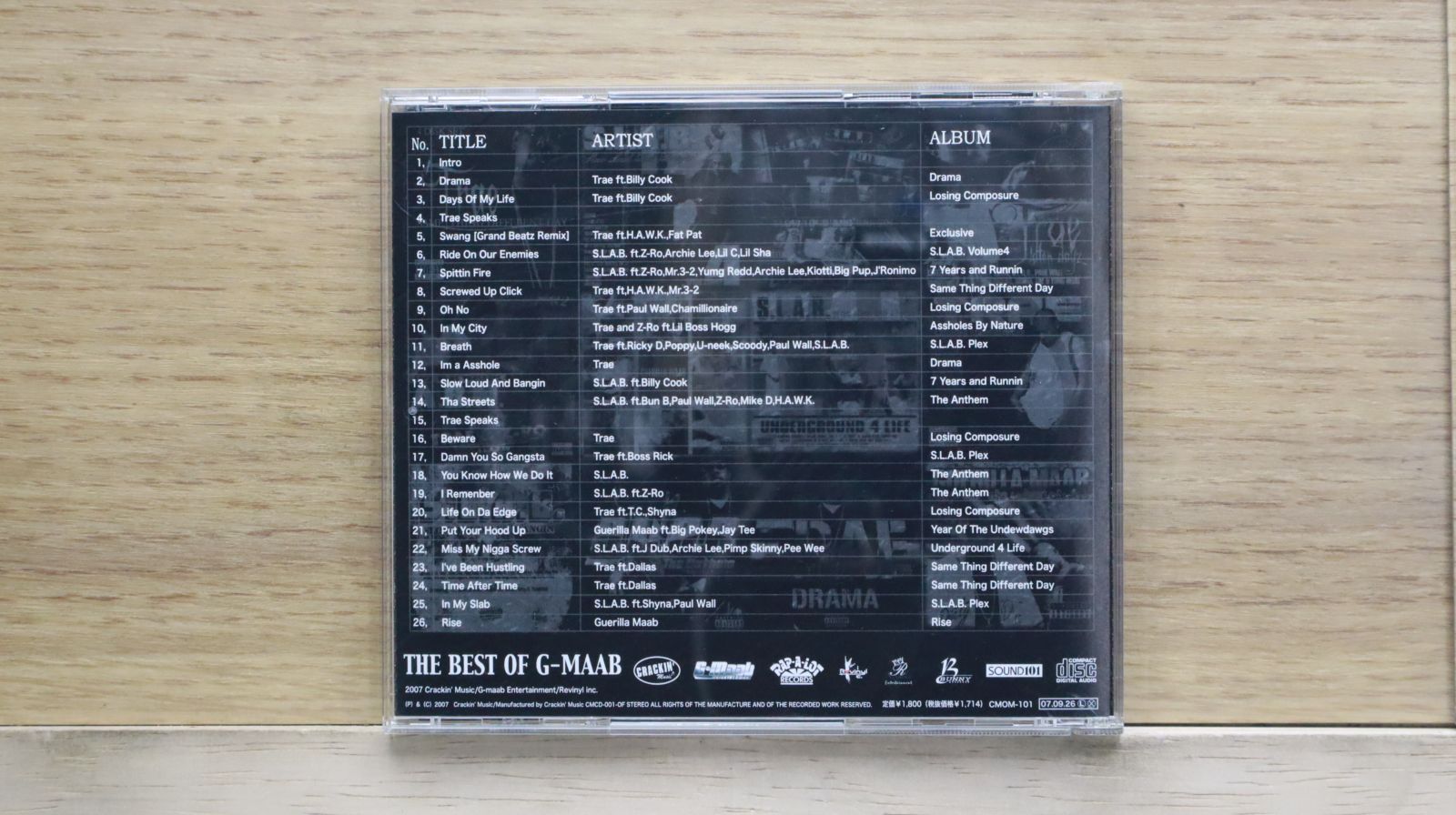 国内盤CD☆DJ ビッグエス/DJ BIGG-S□ THE BEST OF G-MAAB