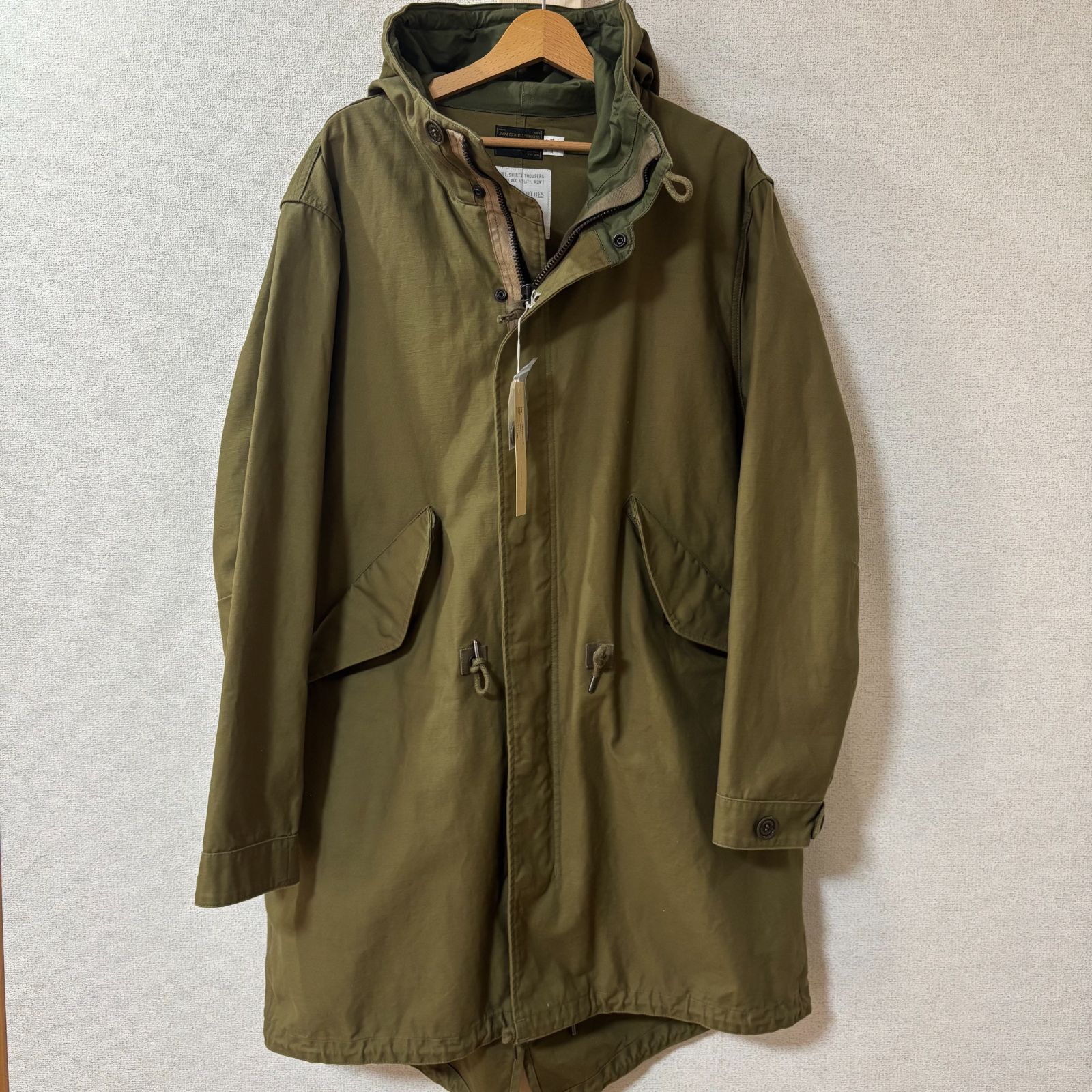 未使用タグ付 TROPHY CLOTHING M-51 モッズコート フィッシュテール 