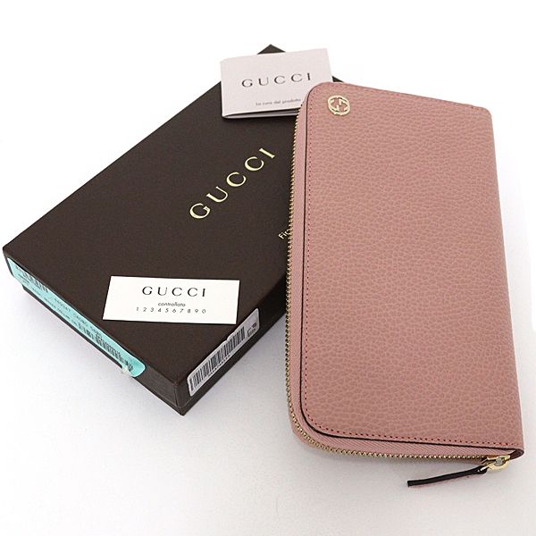 グッチ GUCCI インターロッキングG ジップアラウンド ウォレット
