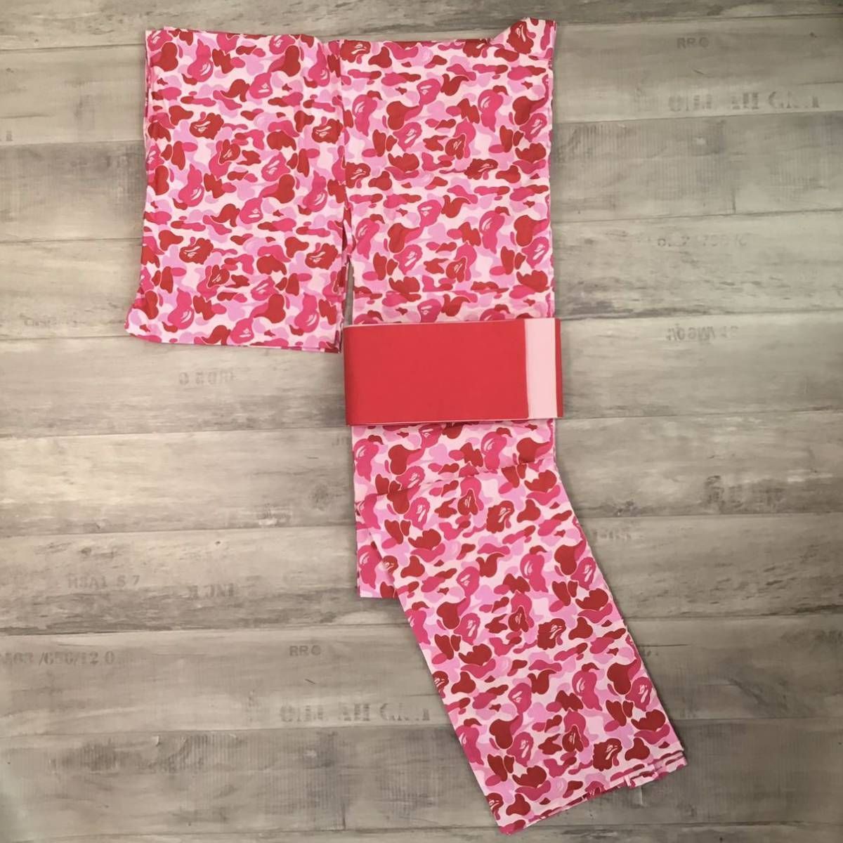 2001年 千總 × BAPE 浴衣 XSサイズ ABC camo pink a bathing ape 