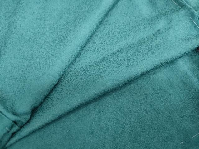 平和屋着物○上質な色無地 霞地紋 天鵞絨色 正絹 逸品 未使用