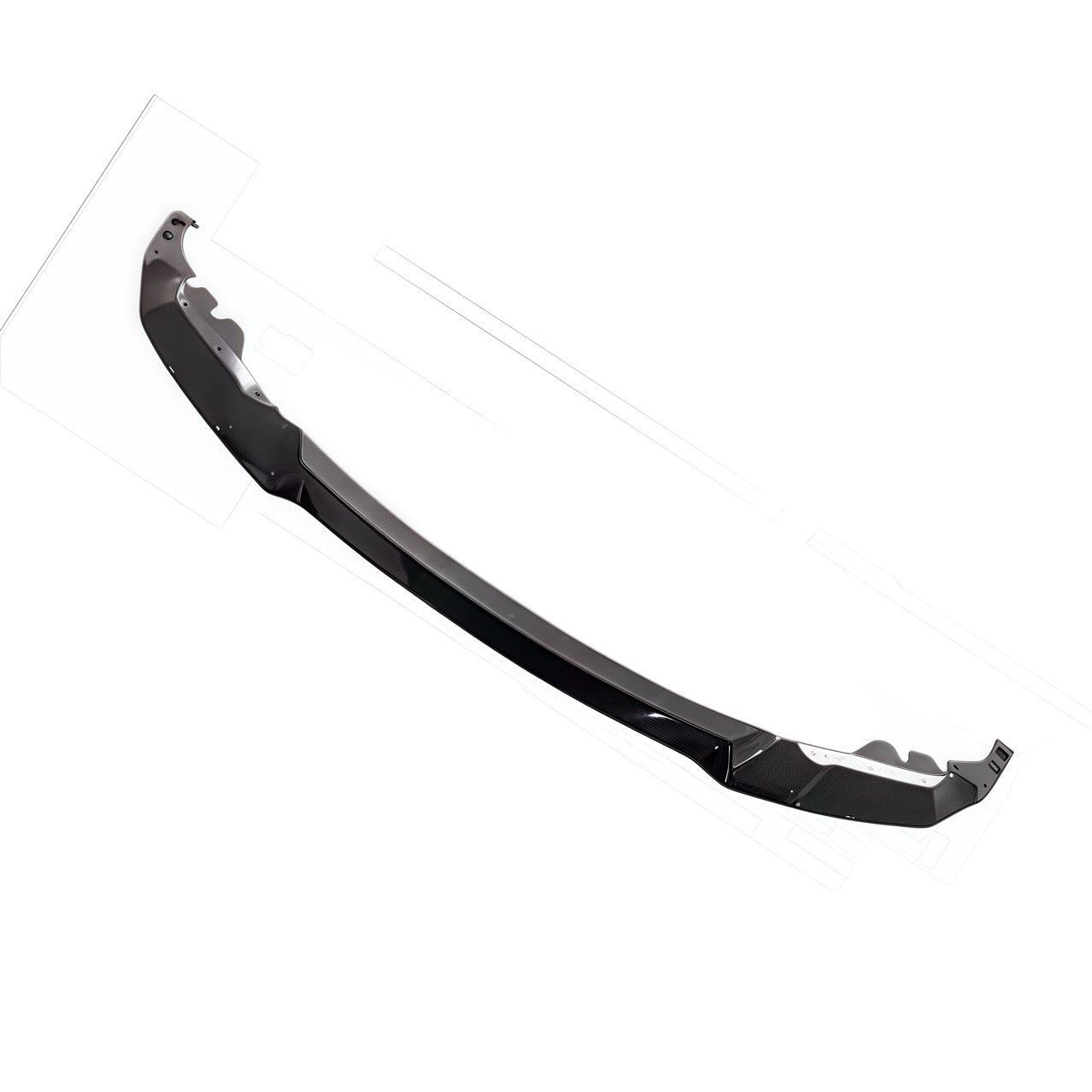 BMW 3シリーズ F30 F35 12-19年 M3CSスタイル フロントリップスポイラー 亮黒 カーボン模様 ABS製｜前唇エアロパーツ WWW_OLIVIERBERNSTEIN_COM