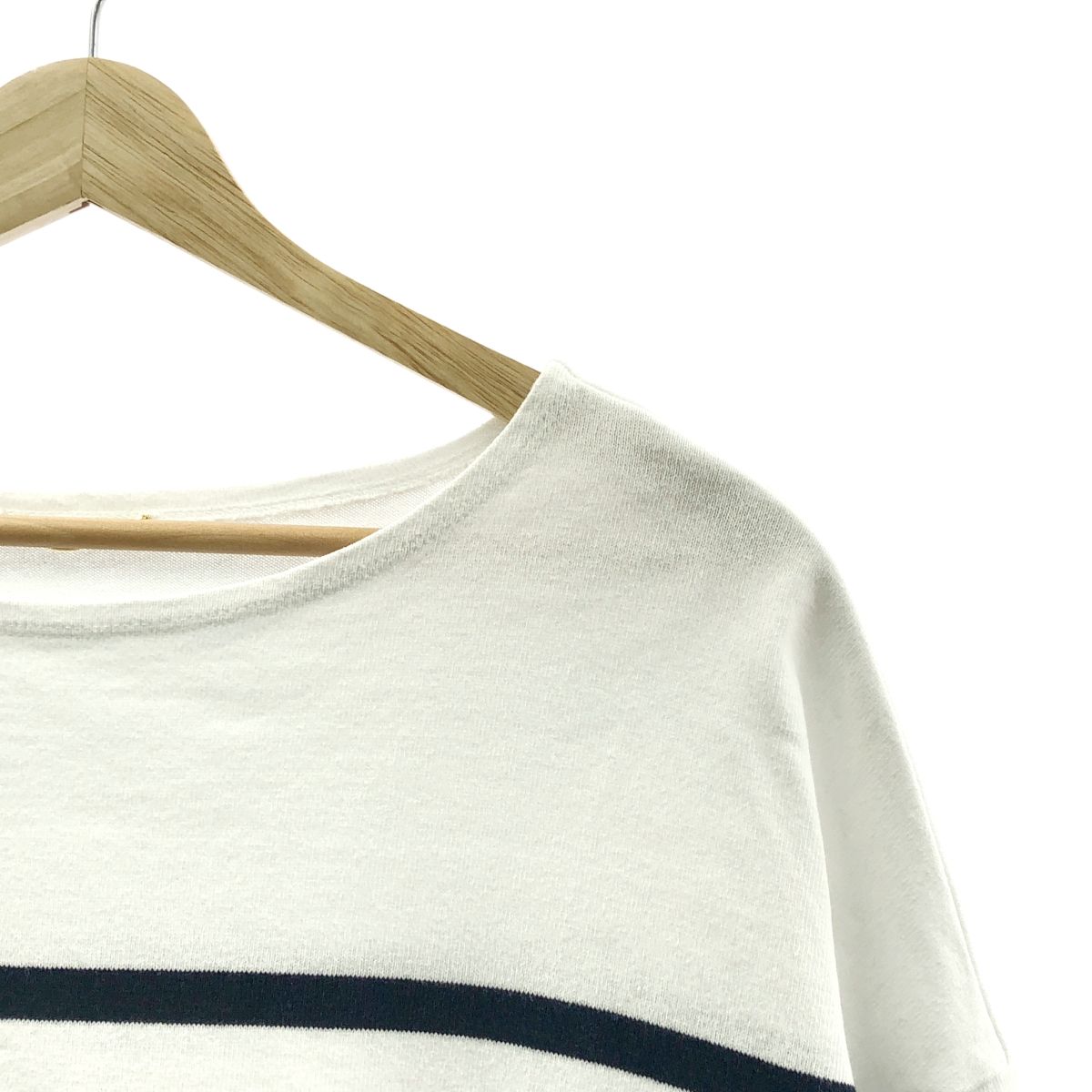 DEUXIEME CLASSE - Deuxieme Classe / ドゥーズィエムクラス | 2022SS | ワイドボーダーTシャツ | F | ホワイト/ネイビー | レディース Deuxieme Classe / ドゥーズィエムクラス | 2022SS | コットン