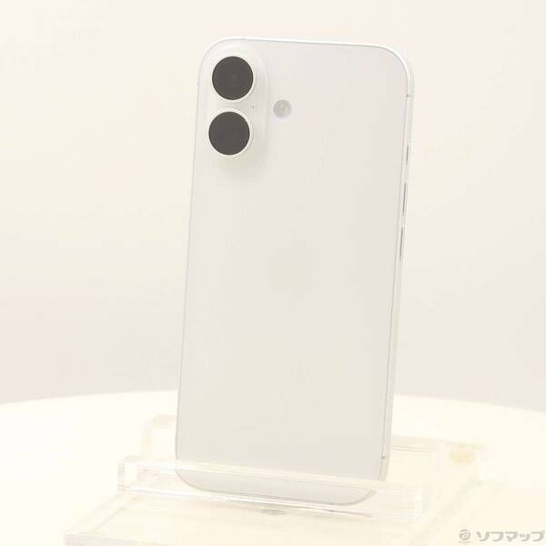 通販 専門 店 〔中古品〕 iPhone16 512GB ホワイト MYE33J／A SIM
