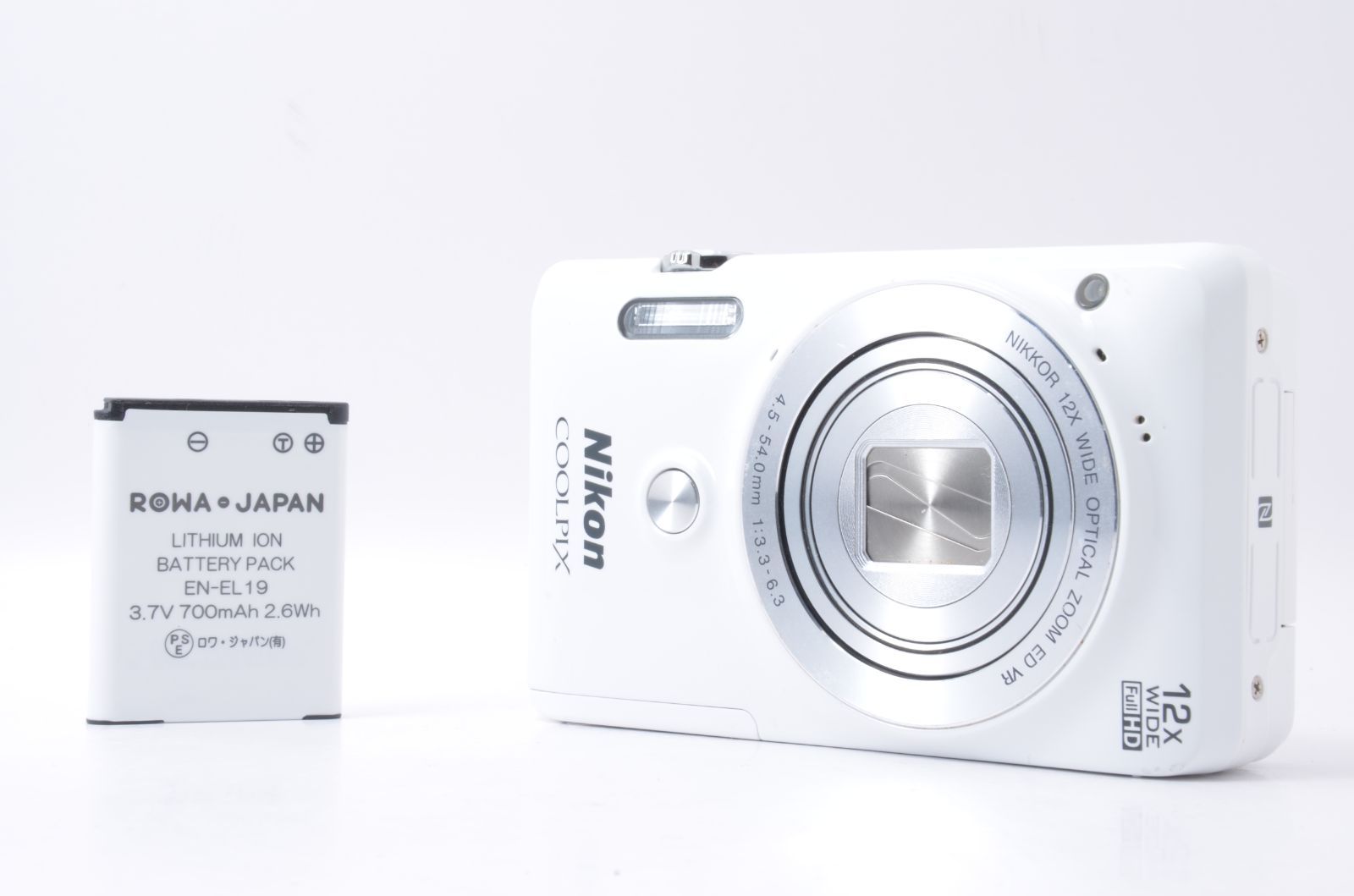 ☆良品☆ ニコン NIKON COOLPIX S6900 ホワイト コンパクトデジタル 