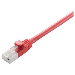 【新品・2営業日で発送】ELECOM エレコム RoHS LANケーブル／CAT5E／爪折防止／10m／レッド／簡易パッケージ(LD-CTT／R10／RS)