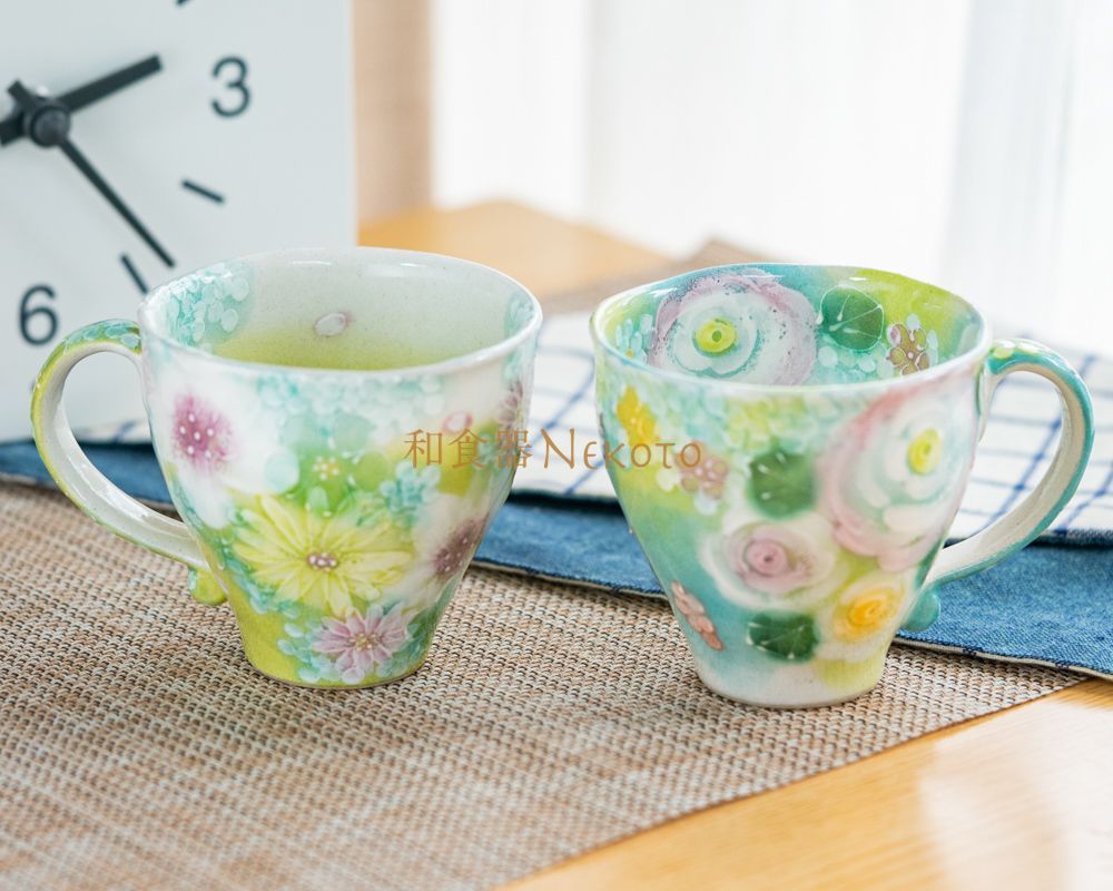 2点セット ゆずりは工房マグカップ