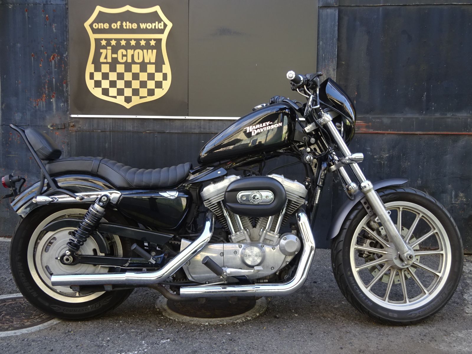 分解洗浄済 ハーレー スポーツスター XL883-I 純正 フロントブレーキキャリパー E5181 BRIGHTFACE_UK