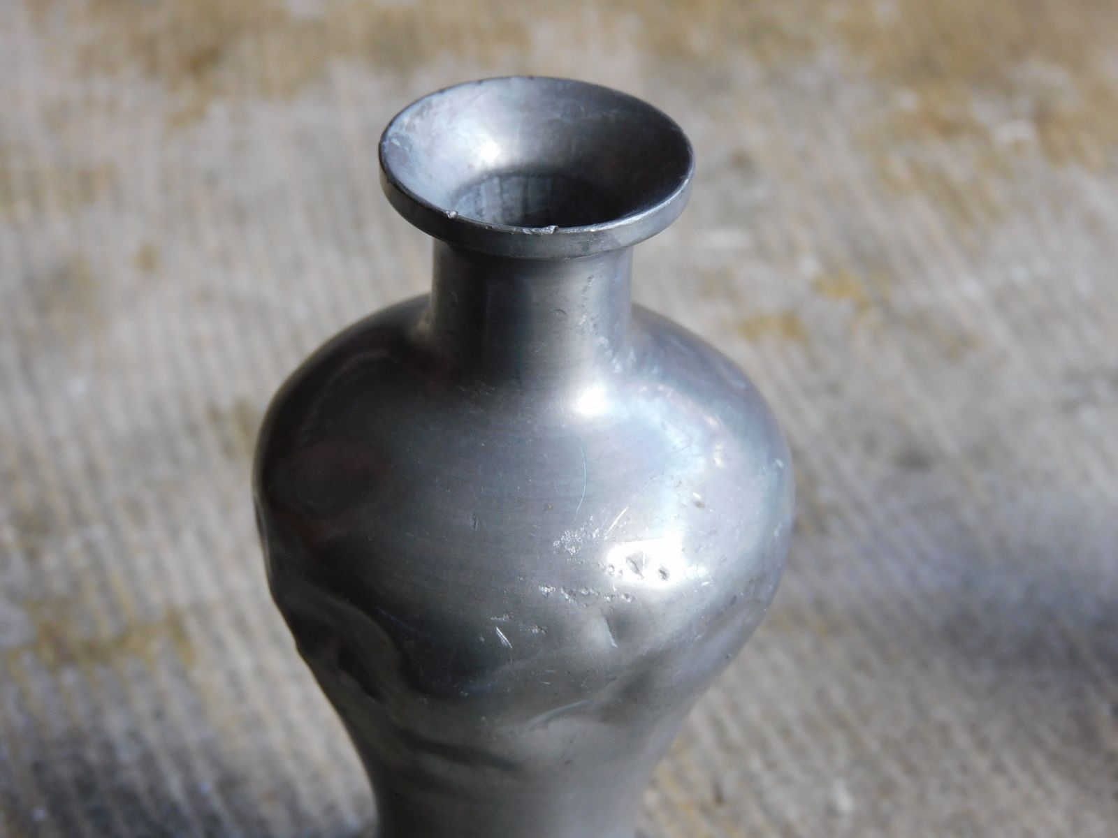 錫徳利 すず とっくり 能作 本錫製 ふるいちいさな錫とっくり 一対 HK-a-