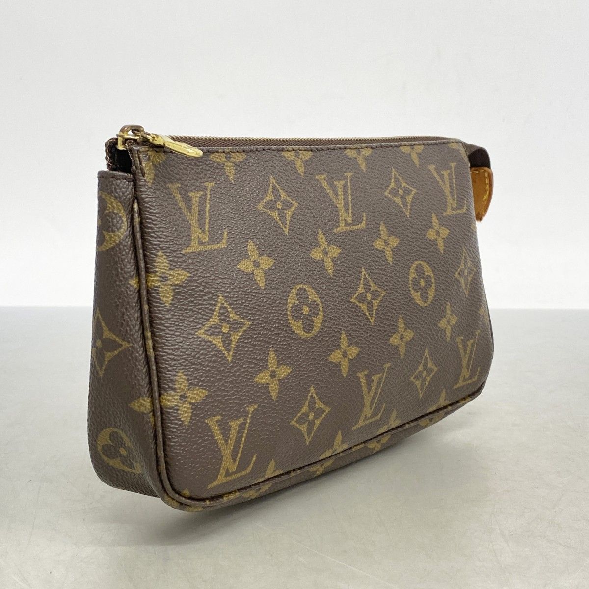 5mc3475 ルイヴィトン ポーチ モノグラム ポシェットアクセソワール M51980 ブラウン レディース