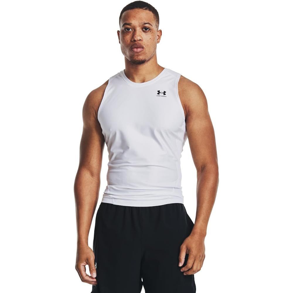 アンダーアーマー] UA HG IsoChill Comp Tank [Black / / White