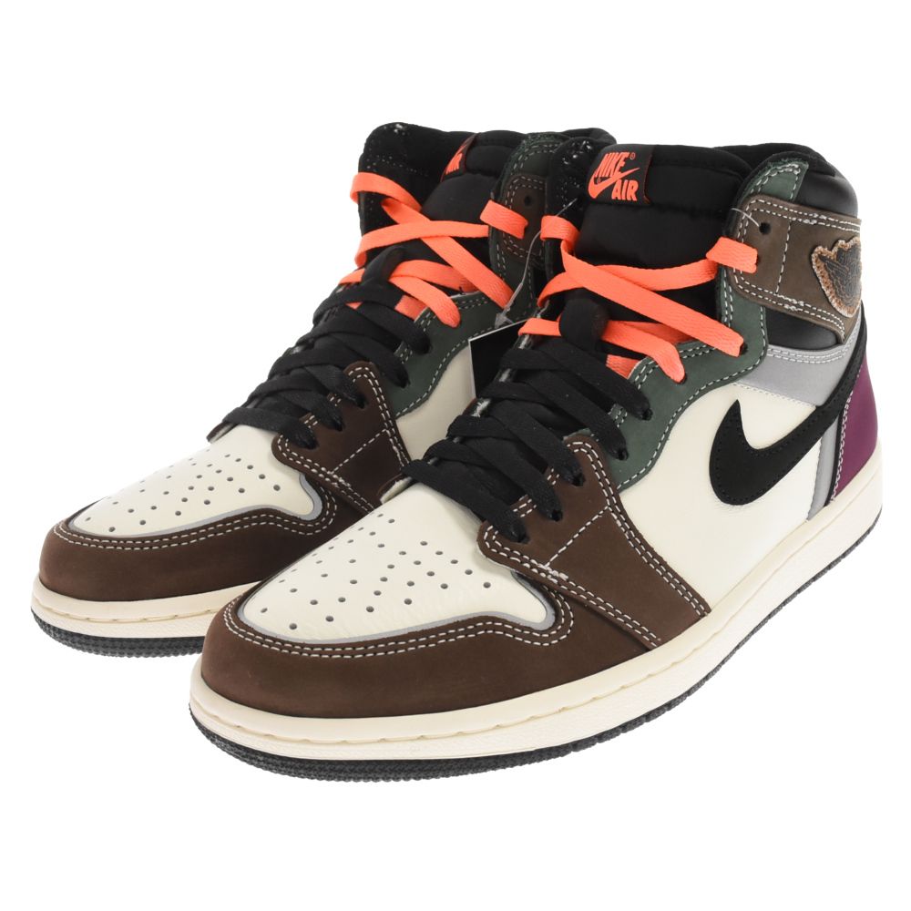 NIKE (ナイキ) AIR JORDAN1 RETRO HIGH OG Hand Crafted エアジョーダン1 レトロ ハイカットスニーカー  ブラウン/ホワイト DH3097-001 US8.5 - メルカリ