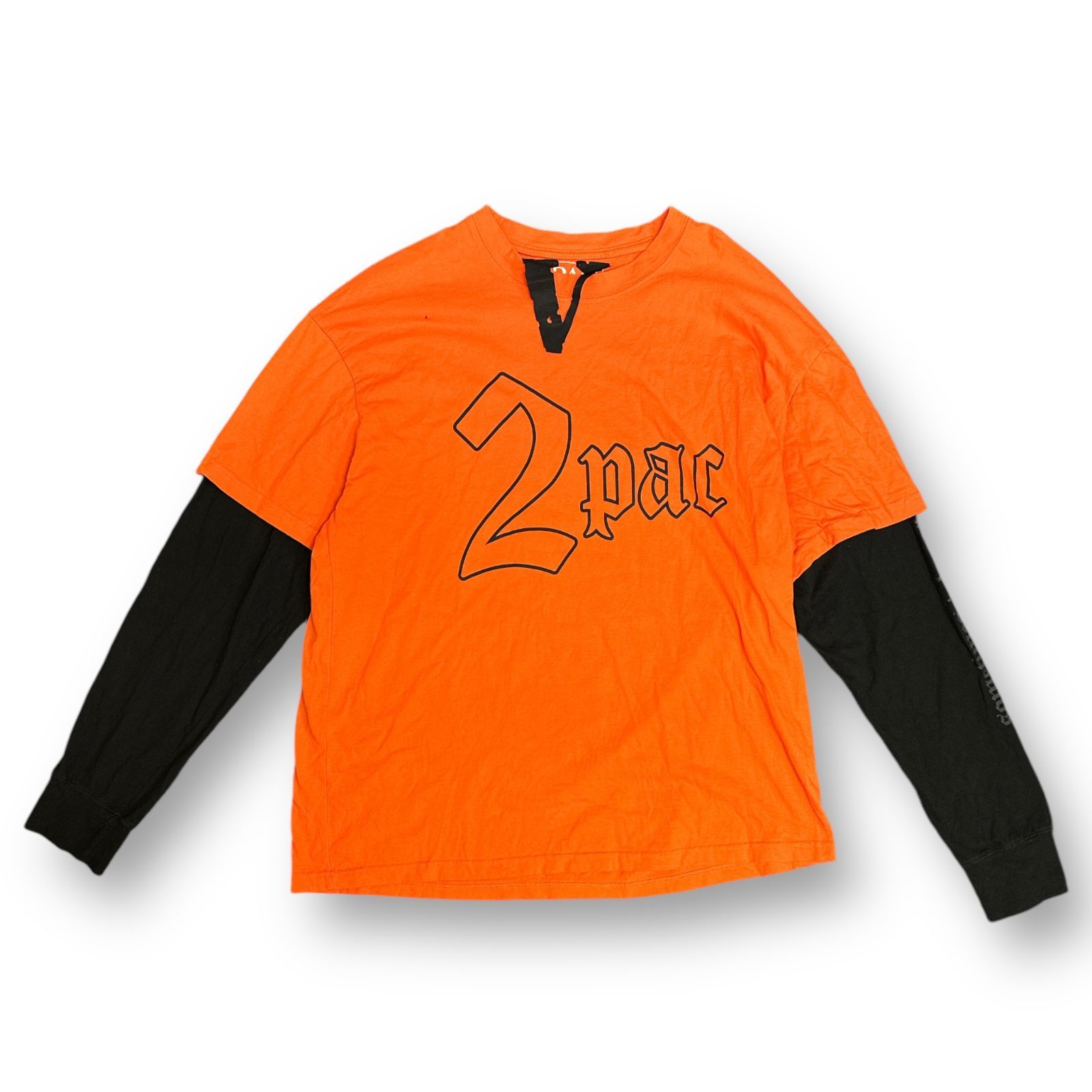 VLONE 2pac レイヤード プリント カットソー ヴィーロン ツーパック XL 45662A