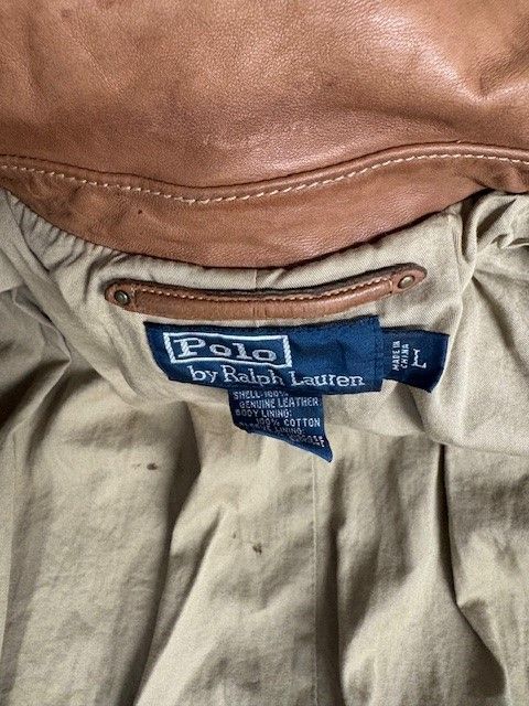90年代 POLO by RALPH LAUREN レザージャケット ドリズラー