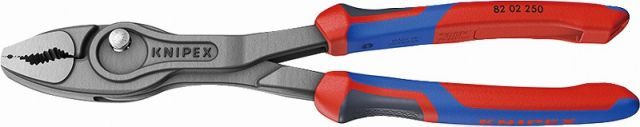 クニペックス(KNIPEX)スリップジョイントプライヤー ツイングリップ250mmコンフォートハンドル 8202-250