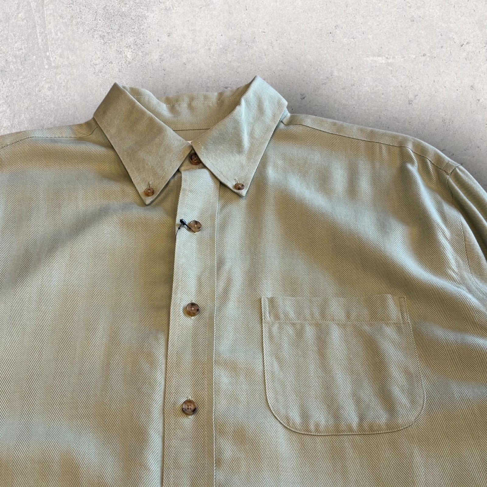 ヘリンボーン織 カシミヤ混