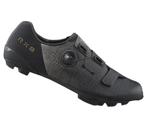 シマノ SHIMANO RX8 ブラック ワイド 40.0 25.2cm SH-RX801 グラベル|アドベンチャーSPD シューズ ESHRX801MCL01E40000