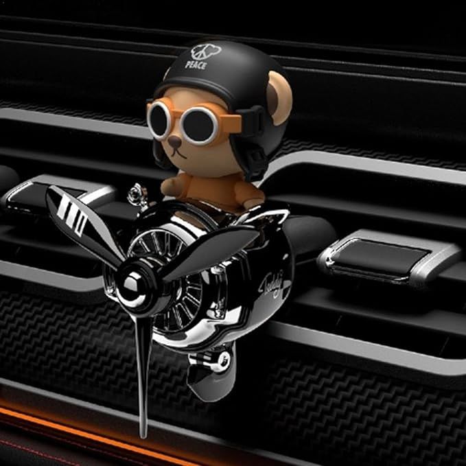 くまさんパイロットさま専用！ 訳あり箱なし】車の芳香剤(白・黒くまセット)カー用品 熊パイロット