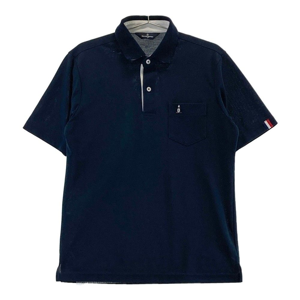 Munsingwear ゴルフシャツ M ネイビー 中古 レディース マンシング