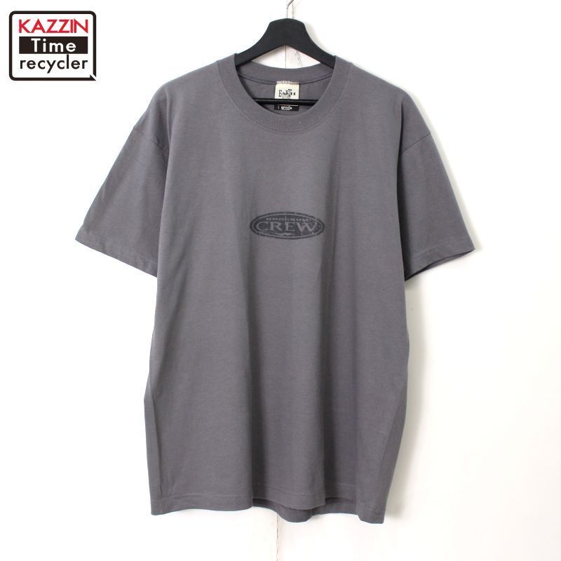 DEADSTOCK 00s USA製 Anvil BROCKUM CREW 半袖Ｔシャツ メンズ 表記Lサイズ