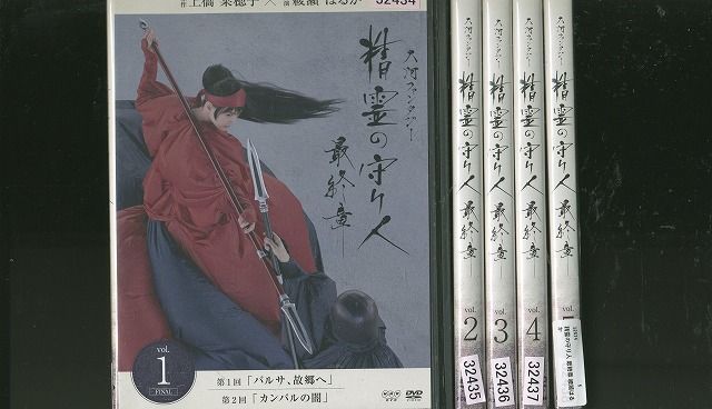 DVD 精霊の守り人 最終章 綾瀬はるか 全5巻 ※ケースなし発送 レンタル落ち ZR432