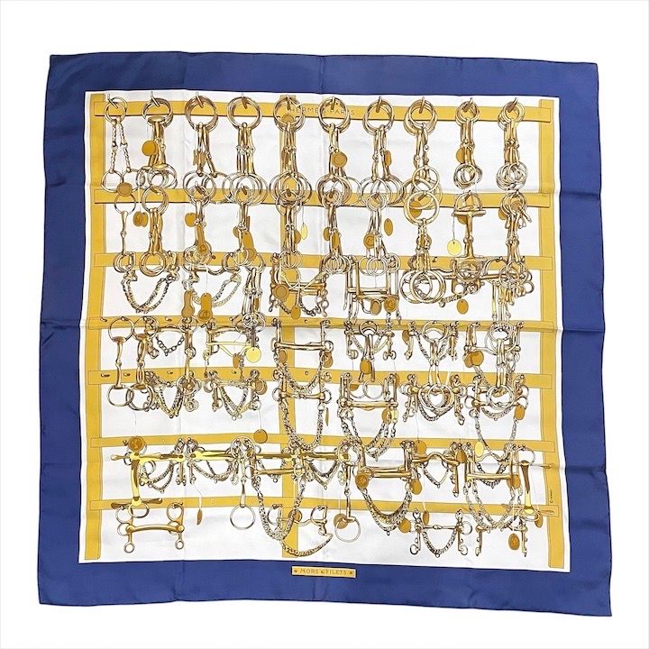 超美品 HERMES 大判 スカーフ エルメス 特大サイズ コットン 100% 楽天市場】【未使用品】【アパレル】HERMES エルメス カレ90