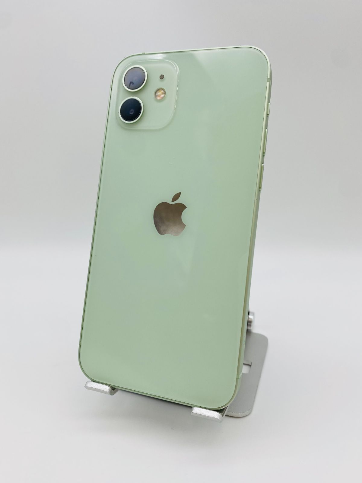 041☆美品☆iPhone12 128Gグリーン/シムフリー/純正新品バッテリー-