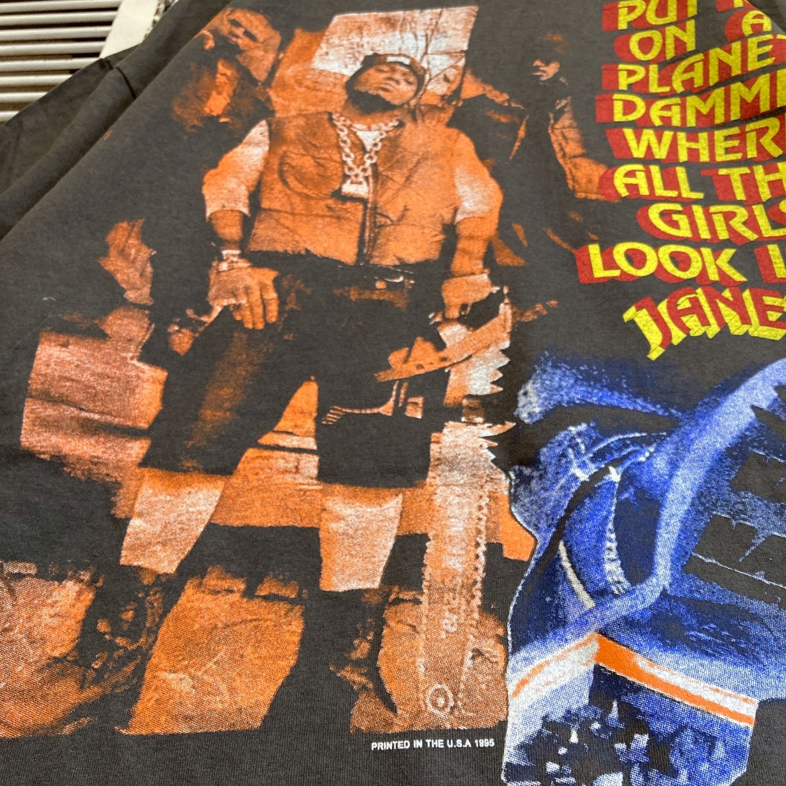 mm] BFCZ アーティスト バンド Tシャツ 古着 黒 ジャネット