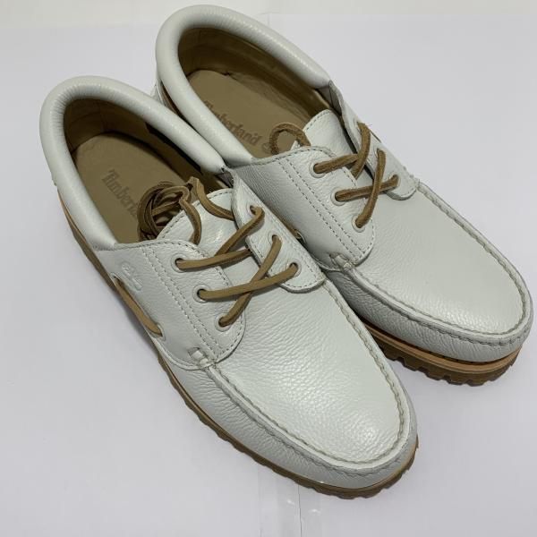 【】Timberland 3EYE CLASSIC LUG WHITE FULL GRAIN サイズ26.5cm ティンバーランド スリーアイ ホワイト[19]