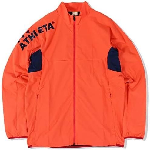 アスレタ(ATHLETA) 裏地付きストレッチウインドジャケット 02377 Lサイズ フラッシュレッド