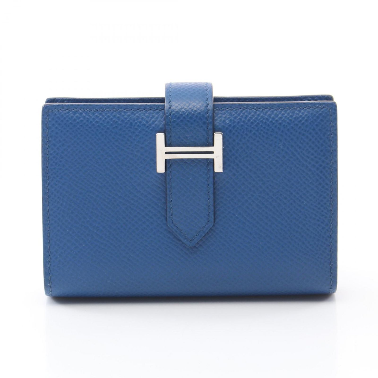 エルメス HERMES カードケース ベアンミニ ブルーエレクトリック ブルーエレクトリック その他 ベアンミニ ブルーエレクトリック レディース Used A