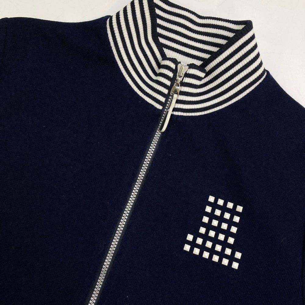 サイズ：38 LANVIN SPORT ランバン スポール  半袖 ニットジャケット  ネイビー系 [240101431886] ゴルフウェア レディース ストスト 楽天市場】LANVIN SPORT ランバン スポール 半袖 ニット