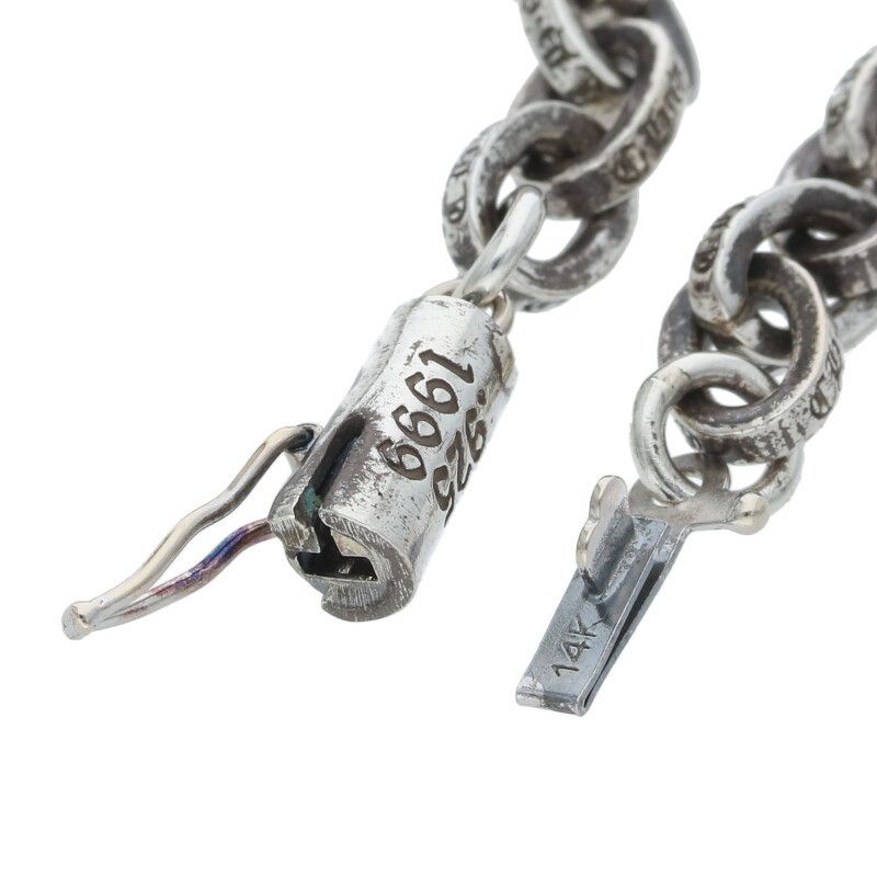 ブレスレット シルバー ペーパーチェーン メンズ 20㎝ 426 S925 ペーパーチェーン 426-5 S925 シルバー ブレスレット 20