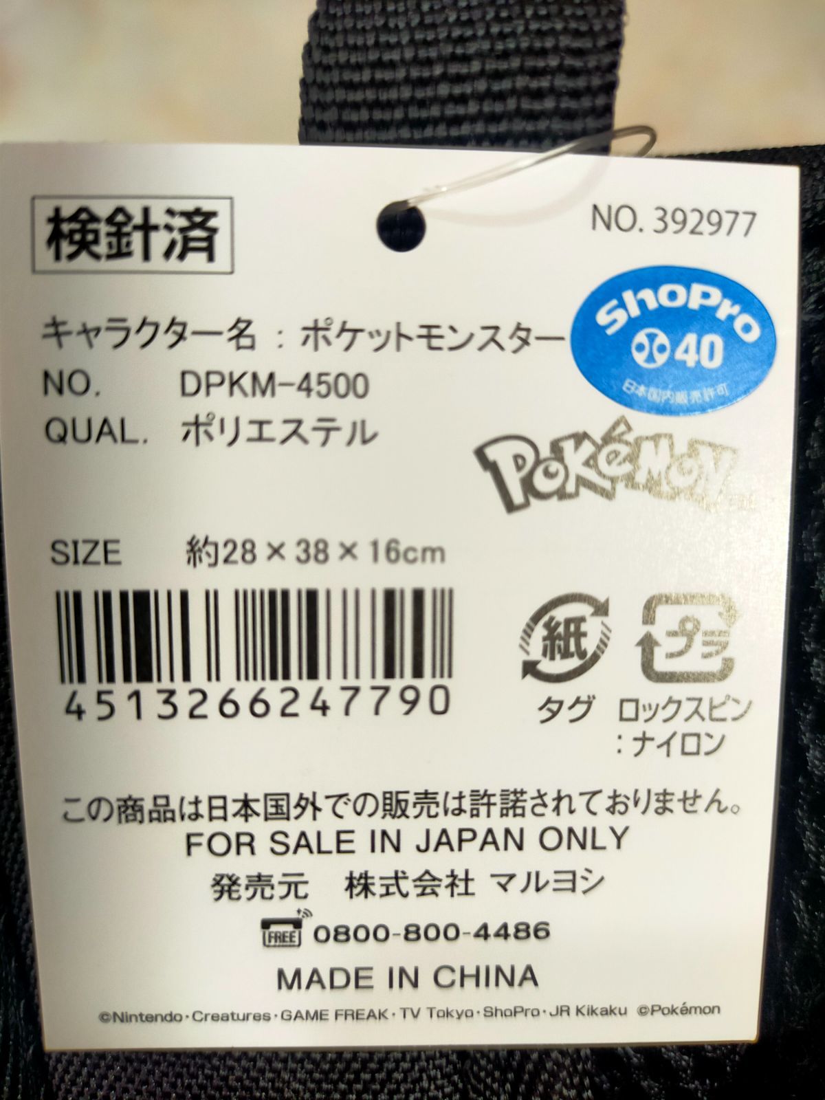 リュック　ポケモン　ポケットモンスター　ピカチュウ　リザードン  ゲンガー　ルカリオ　ミミッキュ　黒　ブラック　シルエット　22L　大容量　かばん　子ども　キッズ　遠足　旅行　通学　46