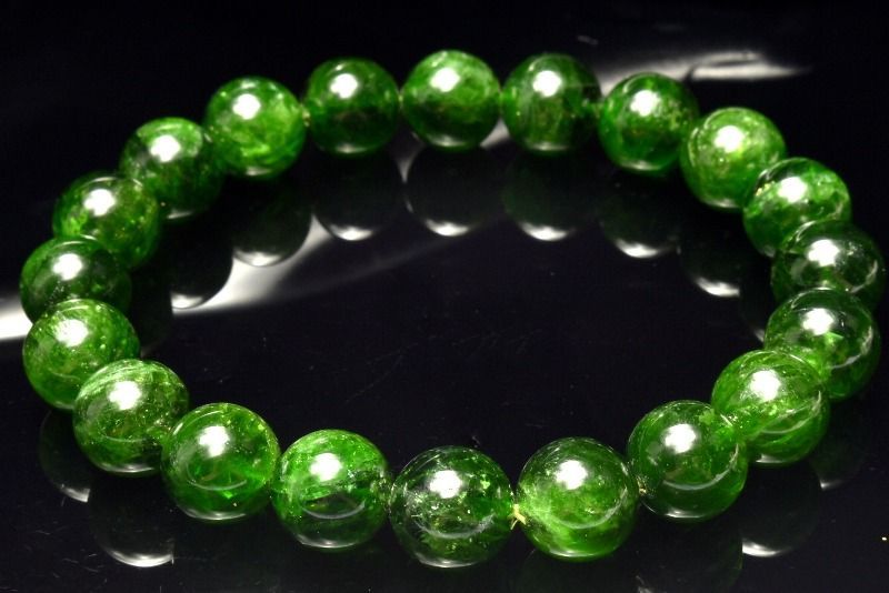 １点物 透過性あり ダイオプサイト 10mm ブレスレット パワーストーン 天然石 _MA8327 NEXPOTALLINN_EU