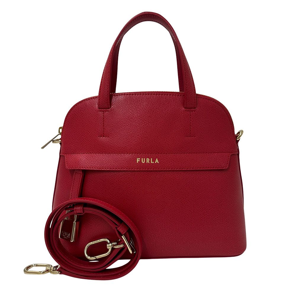 レディース フルラ Furla バッグ レディース ブランド ハンドバッグ ショルダーバッグ 2way レザー レッド コンパクト おしゃれ かわいい 斜め