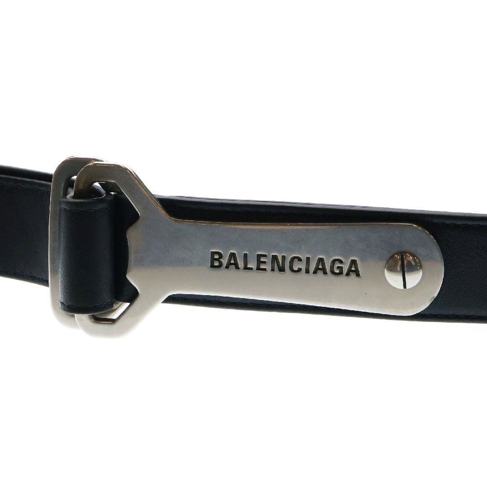 BALENCIAGA (バレンシアガ) ボトルオープナー D RING ベルト ブラック