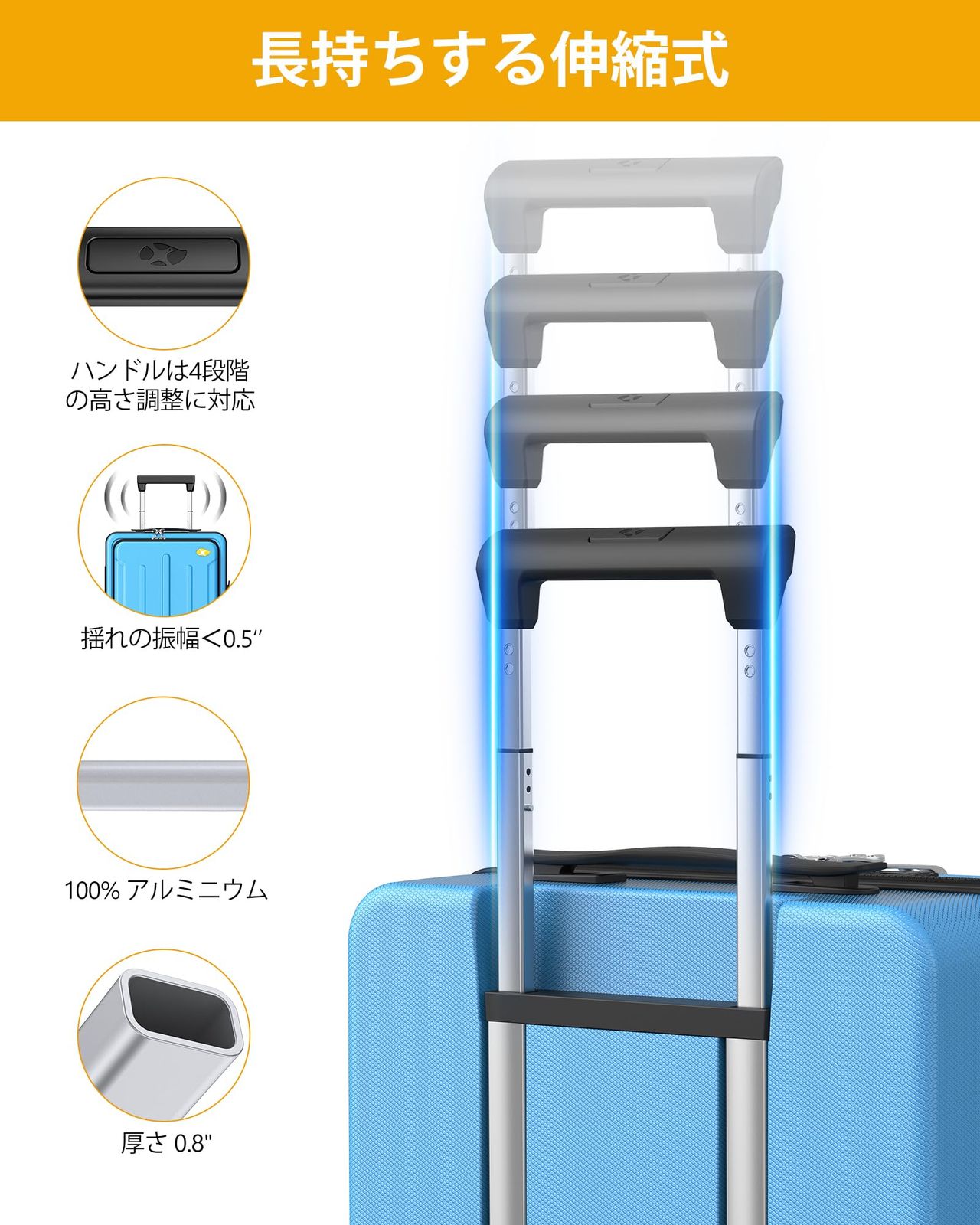 フロントポケット キャリーケース