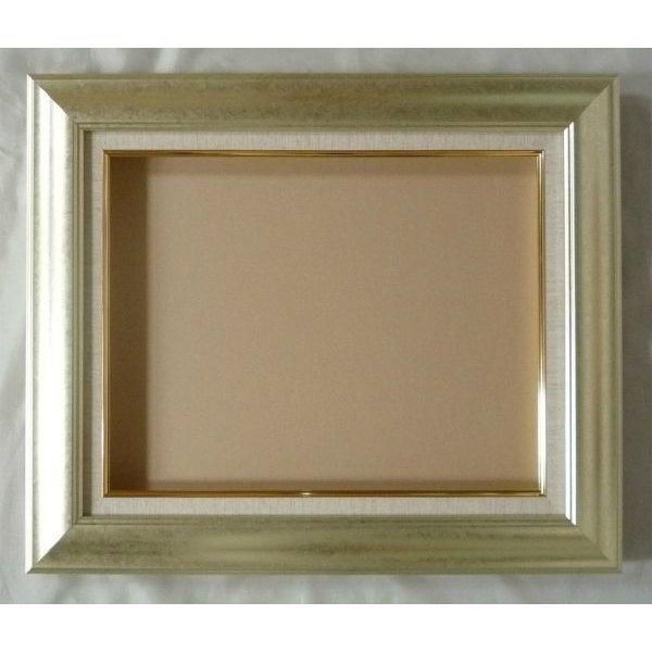 額縁 油彩 油絵用額縁 油彩額と泥足とケース（仮縁仕上げ） マクーテ (8120) サイズF30号 S25号