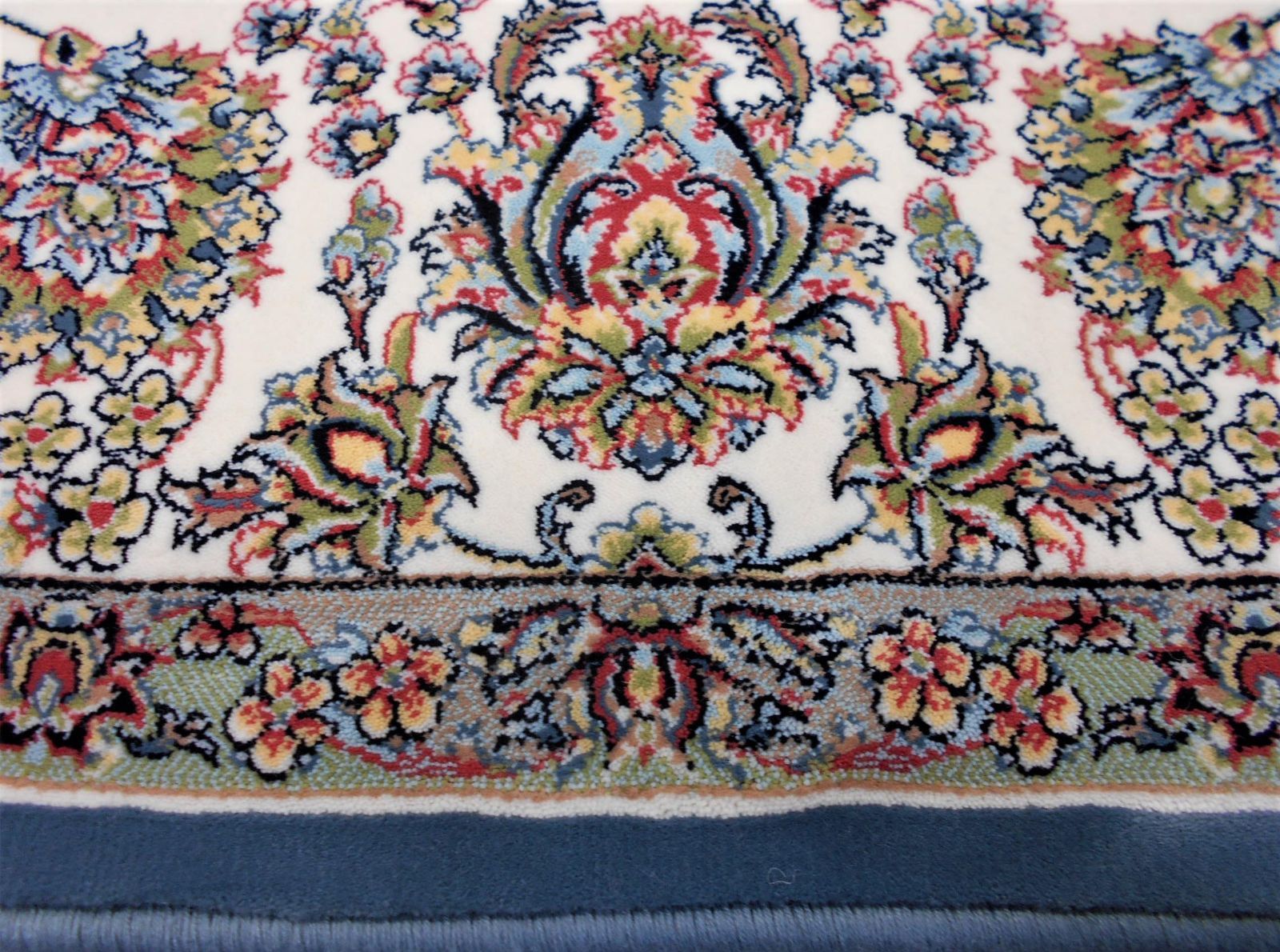 高密度織！イラン産『ナイン 』デザイン絨毯！ 約100×150cm‐201431