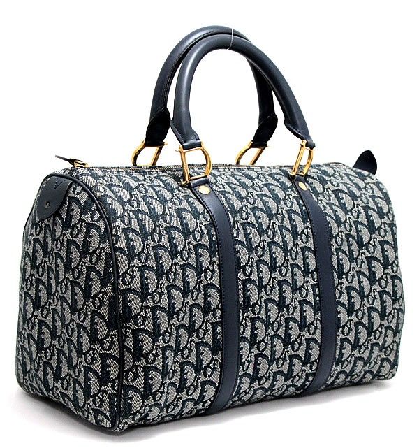 ディオール Christian Dior ヴィンテージ トロッター ミニボストン 