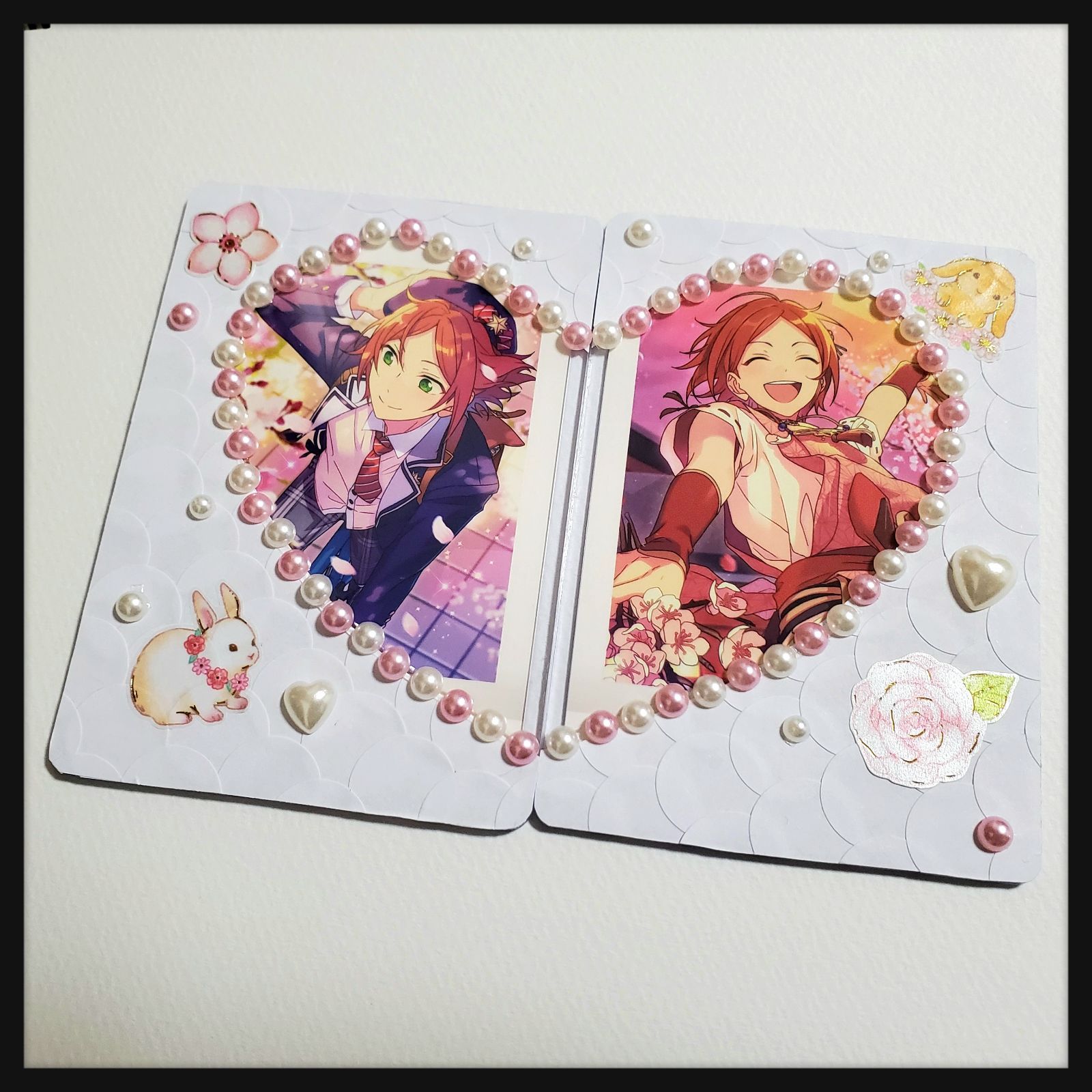 257】硬貨ケース デコ❀硬質ケース デコ❀トレカケース デコ︎︎✿くま 